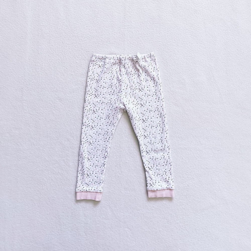 4/$22 Cordi-i Korean Floral Cotton Leggings Pants 3T 100cm Toddler Girl Pink